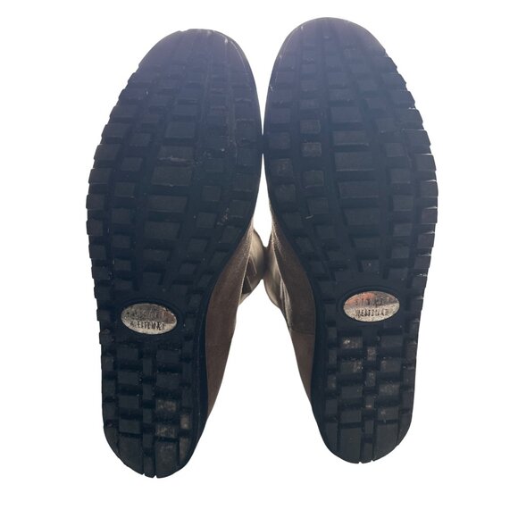 Stuart Weitzman Sockette Boots Taupe Mid-Calf Suede Faux Fur Lining Tassel 8 - Picture 8 of 9